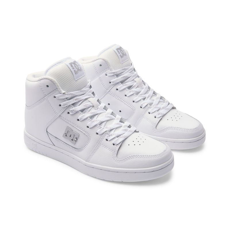 Tenis DC Shoes Manteca 4 HI Para Mujer Color Blanco Pilatos