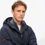 Chaqueta-Casual-Para-Hombre-Surplus-Nylon-Hooded-Bomber-Superdry