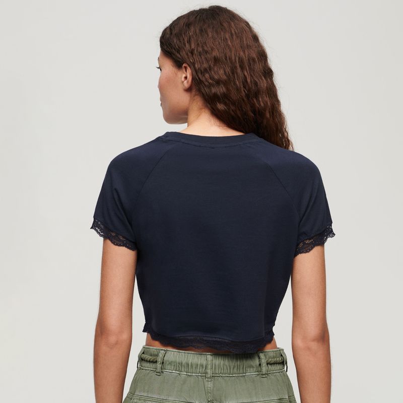 Top-Para-Mujer-90-S-Lace-Trim-Tee-Superdry