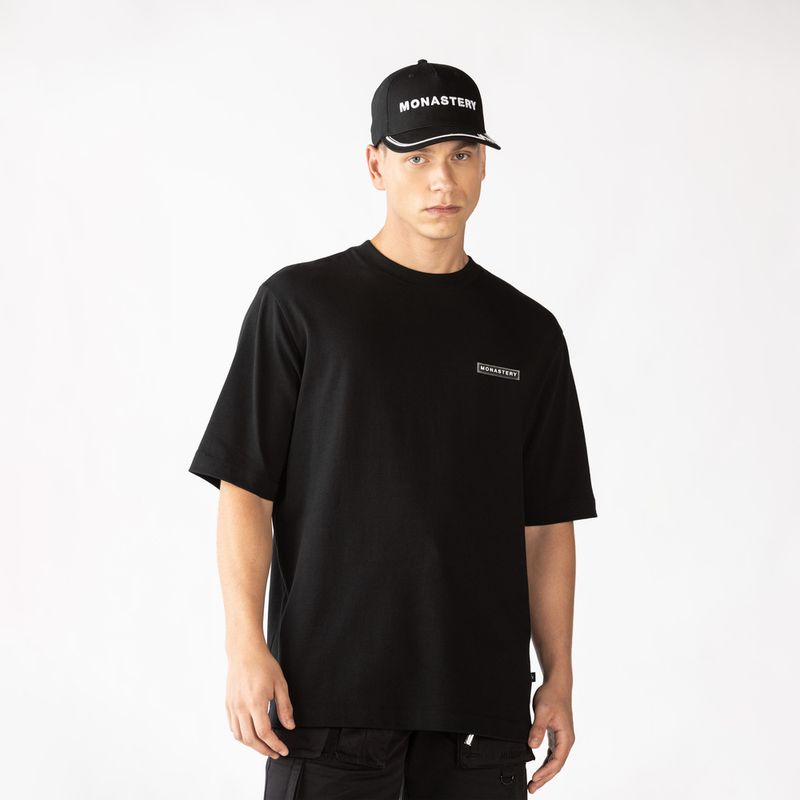 Camiseta-Manga-Corta-Para-Hombre-Fowlfield-Oversized-Monastery