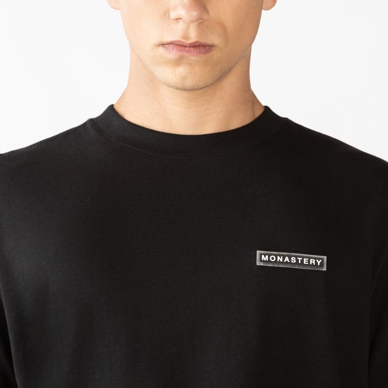 Camiseta-Manga-Corta-Para-Hombre-Fowlfield-Oversized-Monastery