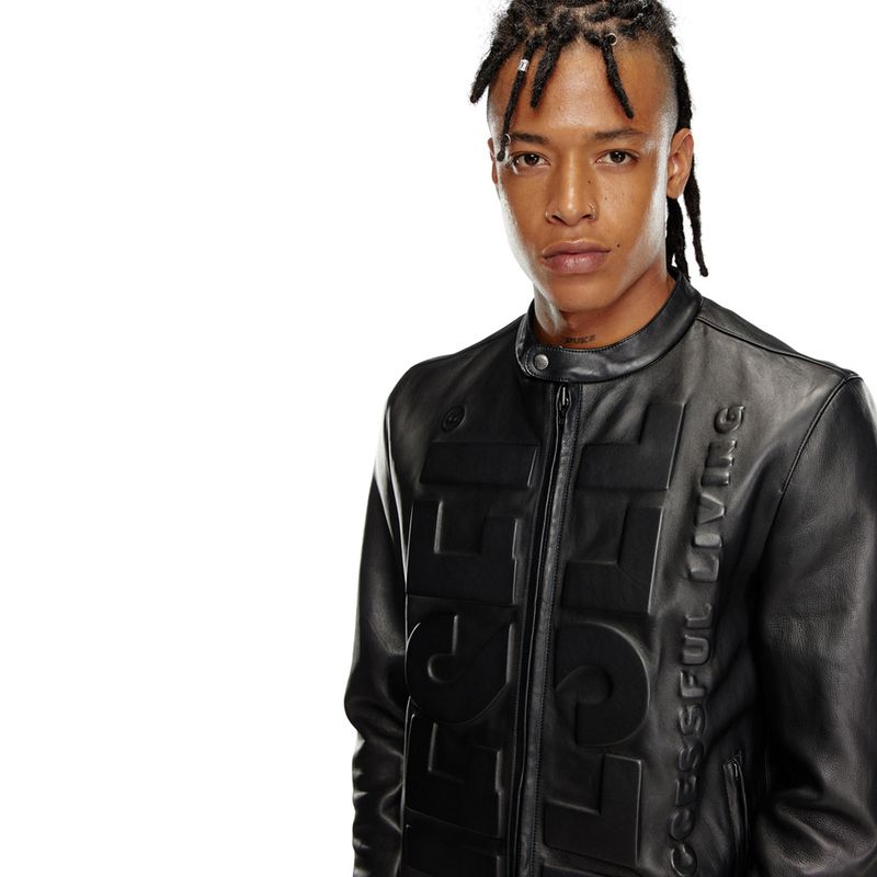 Chaqueta-De-Cuero-Para-Hombre-L-Met-Vert-Diesel