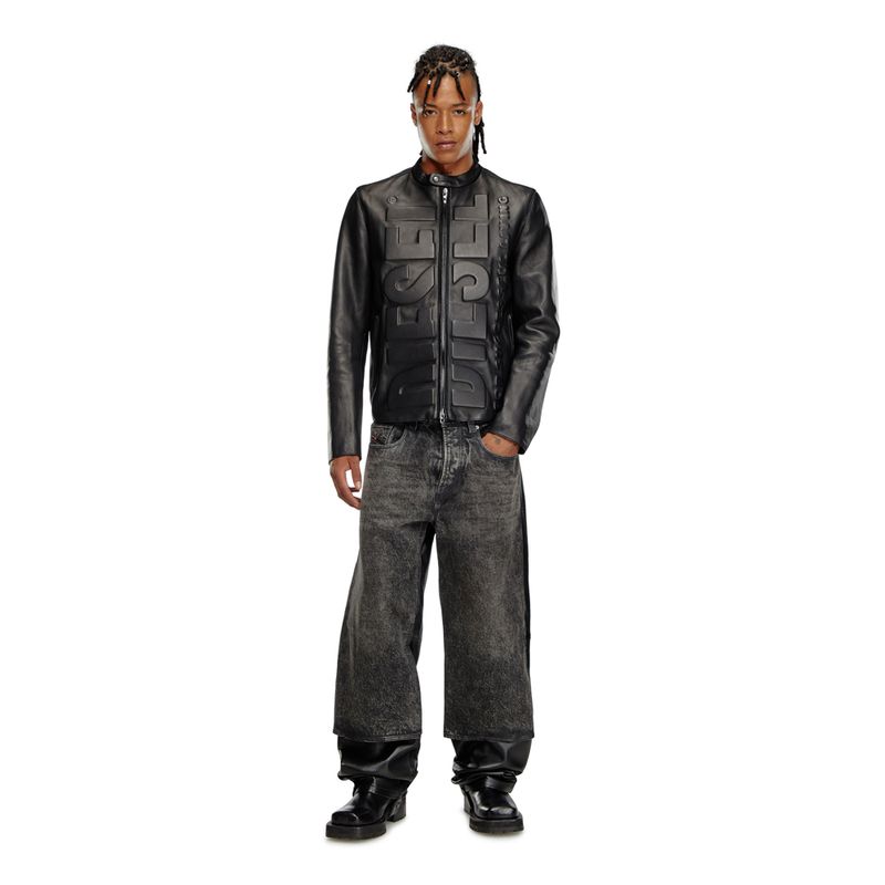 Chaqueta-De-Cuero-Para-Hombre-L-Met-Vert-Diesel