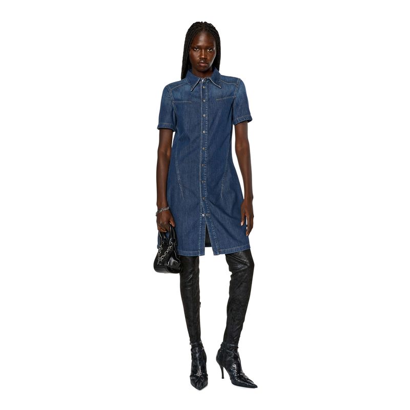 Vestido-Medio-Para-Mujer-De-Shirty-Diesel