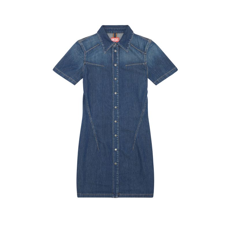 Vestido-Medio-Para-Mujer-De-Shirty-Diesel