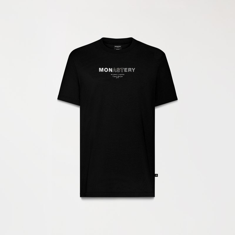 Camiseta-Manga-Corta-Para-Hombre-Four-Black-Monastery