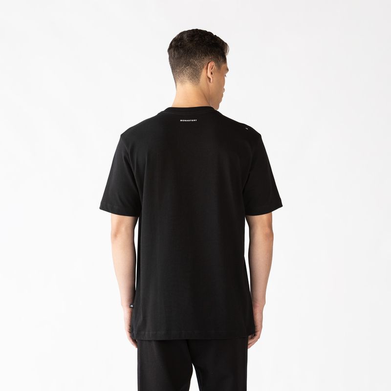 Camiseta-Manga-Corta-Para-Hombre-Four-Black-Monastery