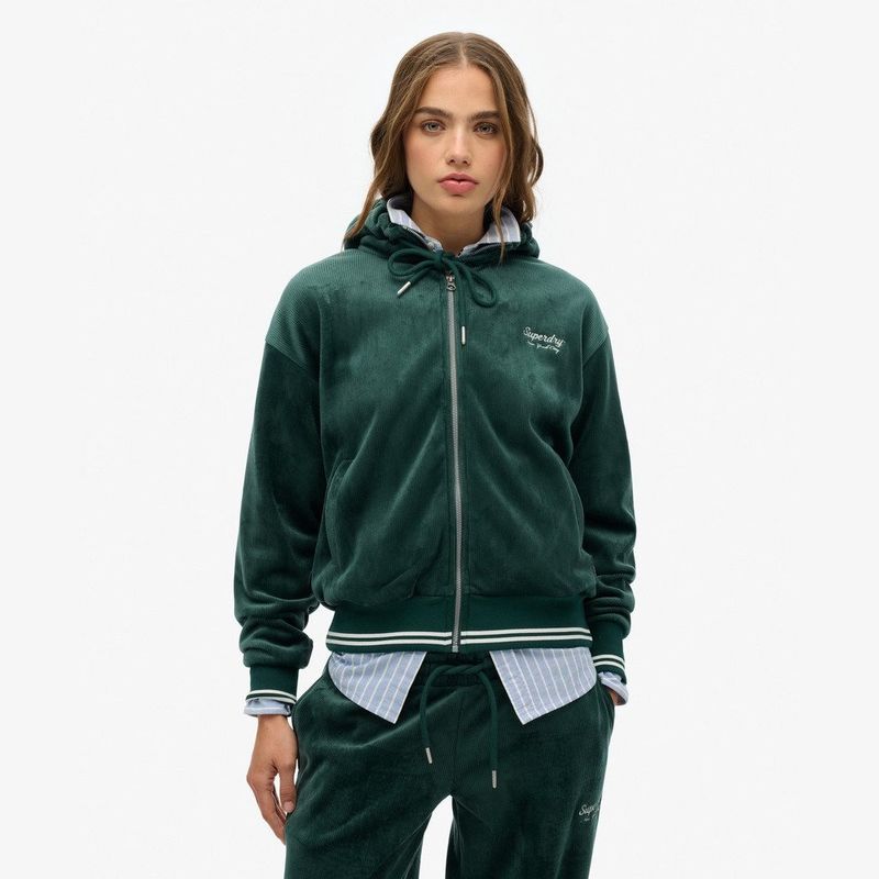 Buzo-Para-Mujer-Country-Club-Velour-Zip-Hood-superdry