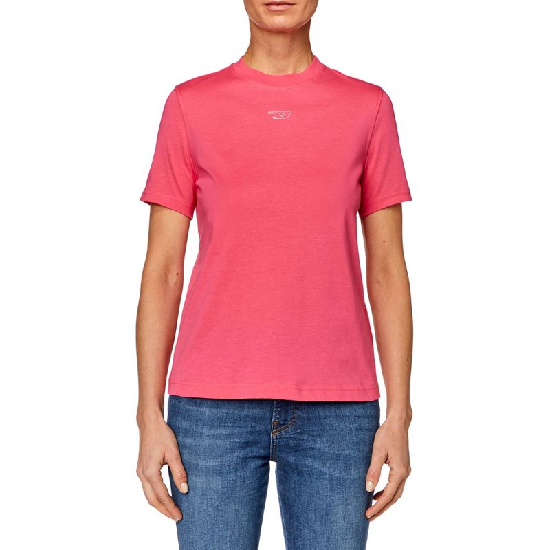 Camiseta-Manga-Corta-Para-Mujer-T-Reg--New-D-Foil-Diesel