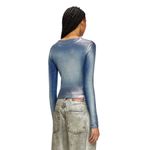 Camiseta-Manga-Corta-Para-Mujer-T-Banes-Nc-Q1-Diesel