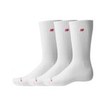 Medias-Invisibles-Para-Hombre-Unisex-Patch-Logo-Crew-3-Pack-New-Balance
