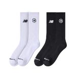 Medias-Invisibles-Para-Hombre-Logo-Crew-Socks-2-Pack-New-Balance