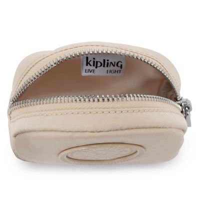 Billetera Pequeña Para Mujer Cash El Fc Beige Spice Kipling