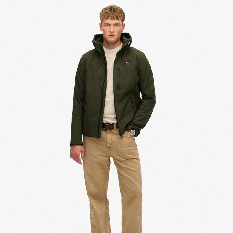 Chaqueta-Rompe-Vientos-Para-Hombre-Hooded-Soft-Shell-Trekker-Jkt-Superdry