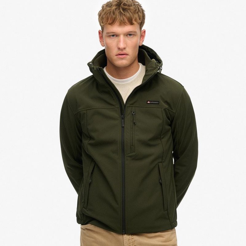Chaqueta-Rompe-Vientos-Para-Hombre-Hooded-Soft-Shell-Trekker-Jkt-Superdry