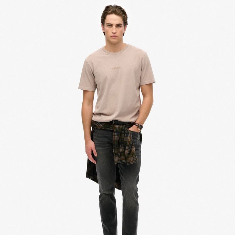 Camiseta-Manga-Corta-Para-Hombre-Micro-Logo-Superdry