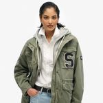 Chaqueta-Casual-Para-Mujer-Jersey-Hooded-Emb-Military-Jkt-Superdry