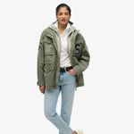 Chaqueta-Casual-Para-Mujer-Jersey-Hooded-Emb-Military-Jkt-Superdry