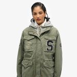 Chaqueta-Casual-Para-Mujer-Jersey-Hooded-Emb-Military-Jkt-Superdry