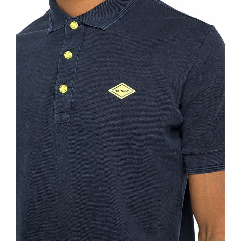 Polo-Manga-Corta-Para-Hombre-Replay