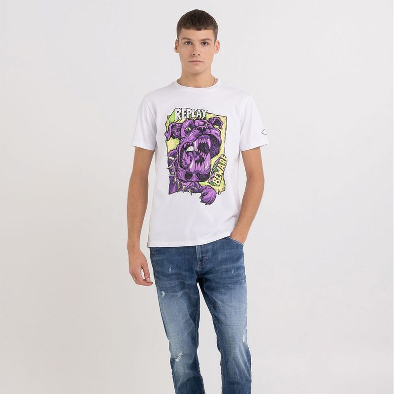 Camiseta-Manga-Corta-Para-Hombre-Replay