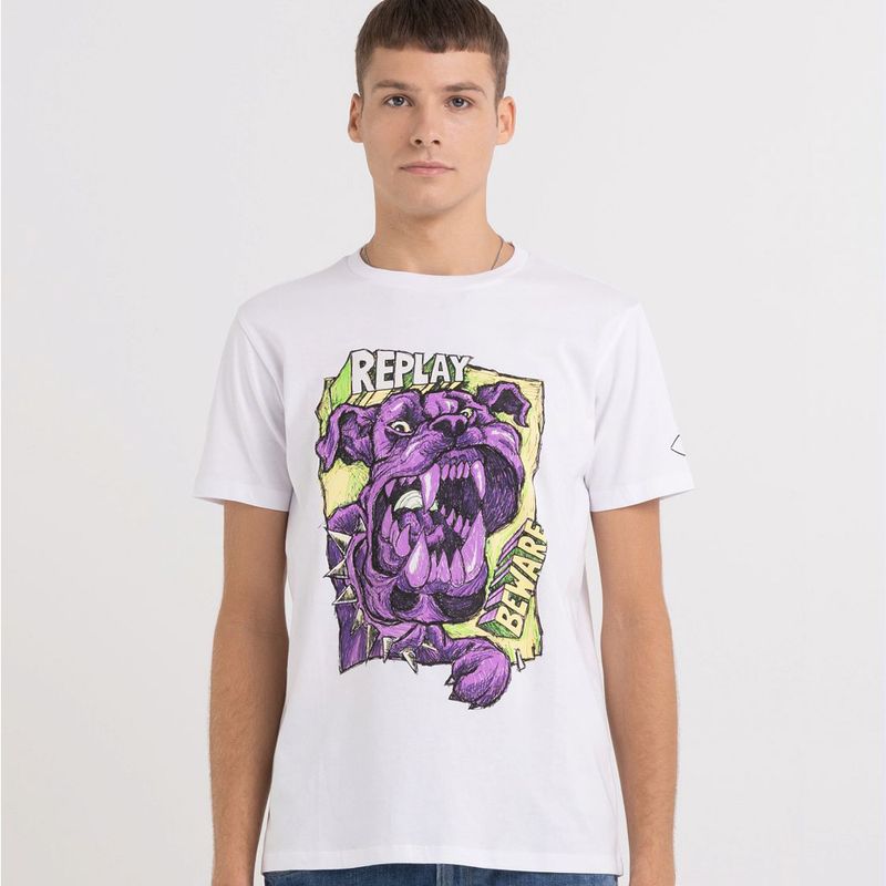 Camiseta-Manga-Corta-Para-Hombre-Replay