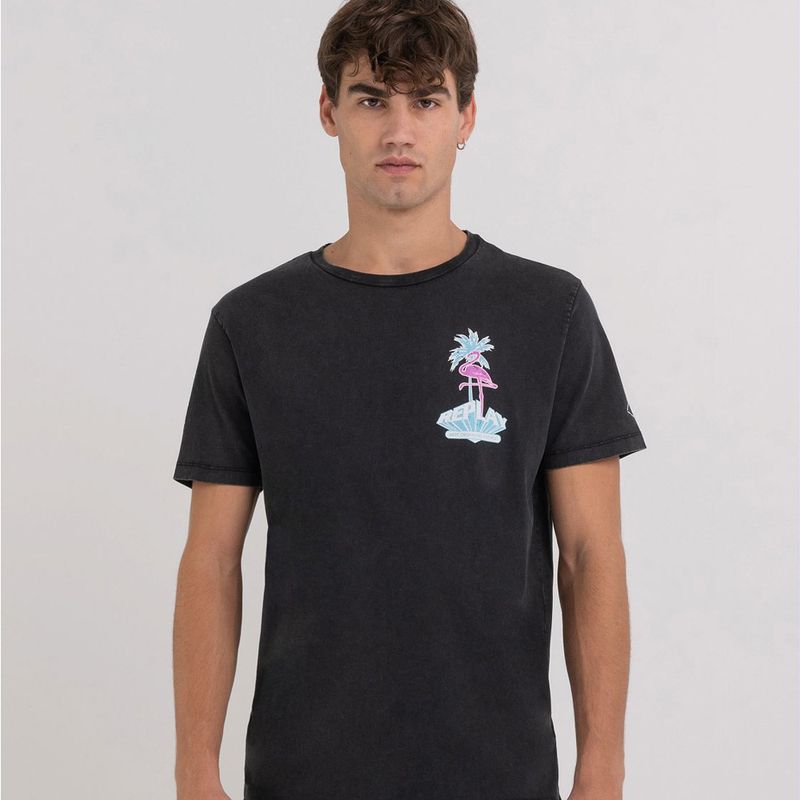 Camiseta-Manga-Corta-Para-Hombre-Replay