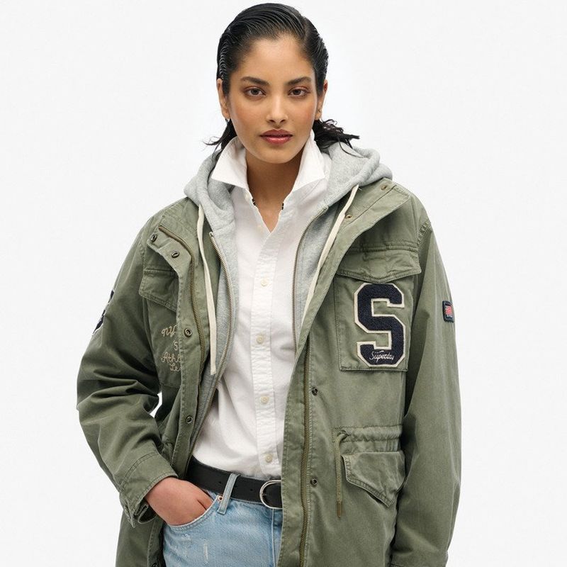 Chaqueta-Casual-Para-Hombre-Jersey-Hooded-Emb-Military-Jkt-Superdry
