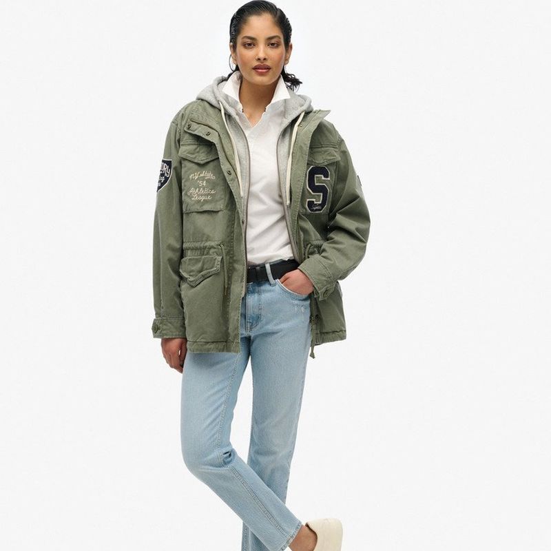Chaqueta-Casual-Para-Hombre-Jersey-Hooded-Emb-Military-Jkt-Superdry