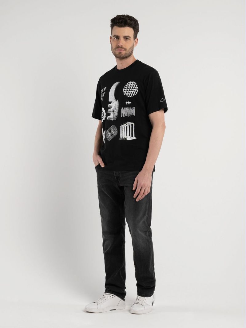 Camiseta-Manga-Corta-Para-Hombre-Replay