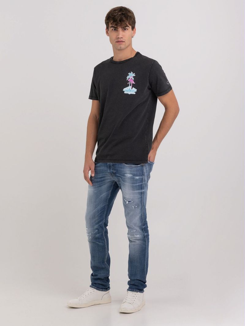 Camiseta-Manga-Corta-Para-Hombre-Replay