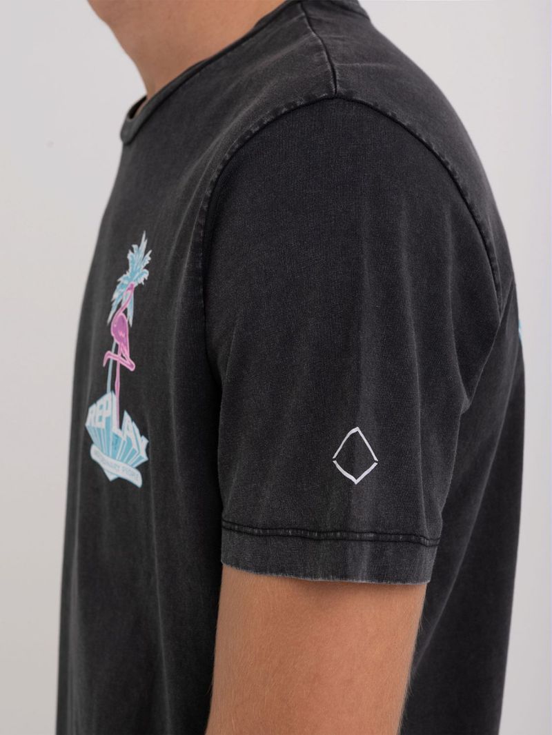 Camiseta-Manga-Corta-Para-Hombre-Replay