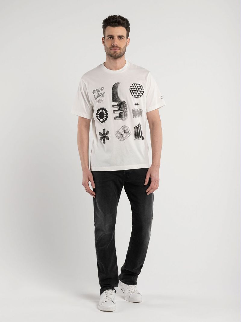 Camiseta-Manga-Corta-Para-Hombre-Replay