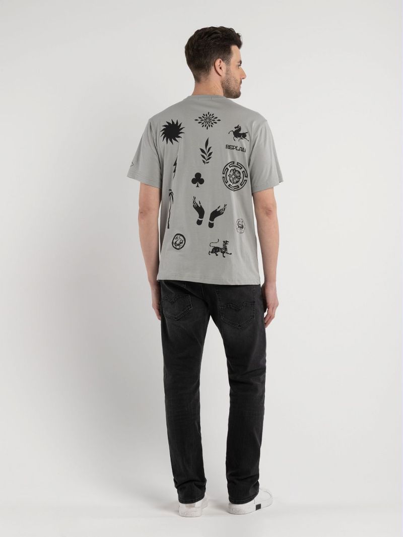 Camiseta-Manga-Corta-Para-Hombre-Replay