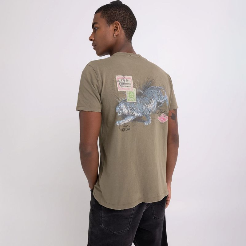 Camiseta-Manga-Corta-Para-Hombre-Replay