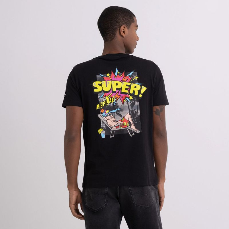 Camiseta-Manga-Corta-Para-Hombre-Replay