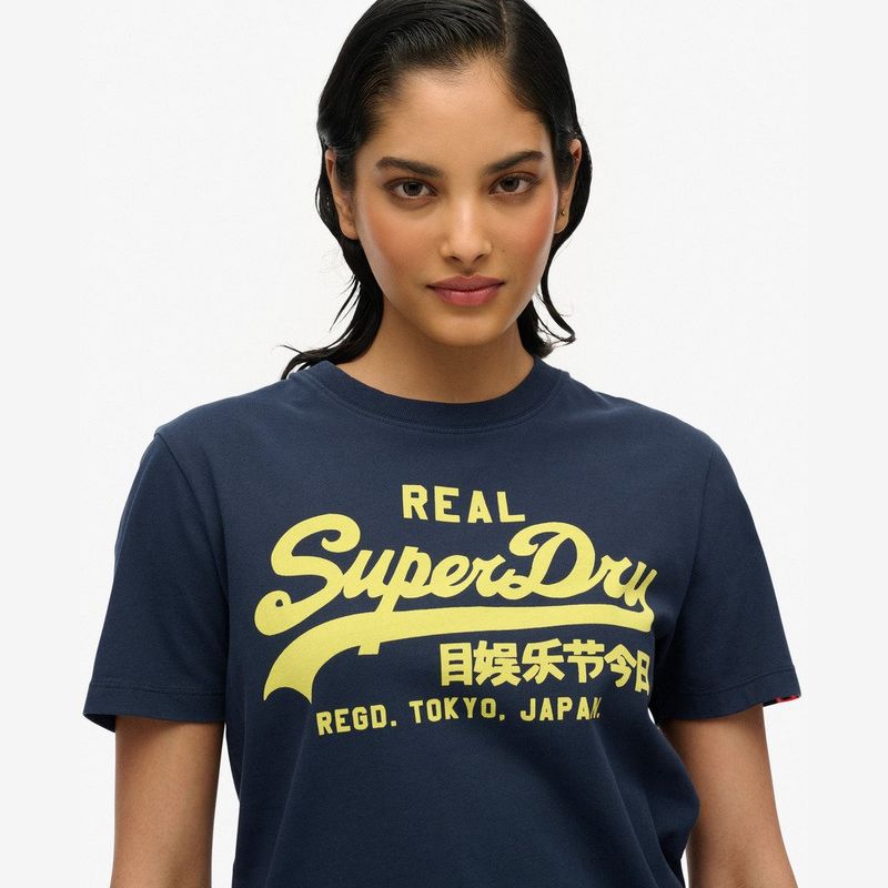Camiseta-Manga-Corta-Para-Mujer-Vl-Neon-Slim-Tee-Superdry