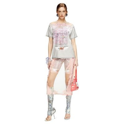 Camiseta Manga Corta Para Mujer T-Normac Diesel