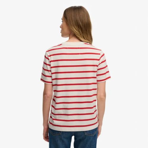 Camiseta Manga Corta Para Mujer Heritage Hamptons Stripe Tee Superdry