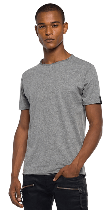 Camiseta-Para-Hombre-T-Shirt-GrisL-Replay1591