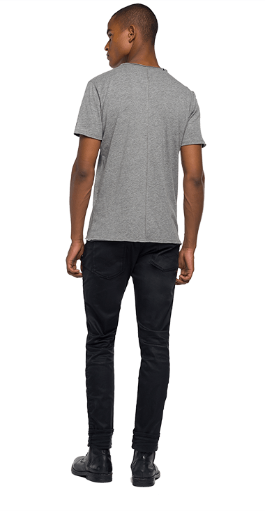 Camiseta-Para-Hombre-T-Shirt-GrisM-Replay1596