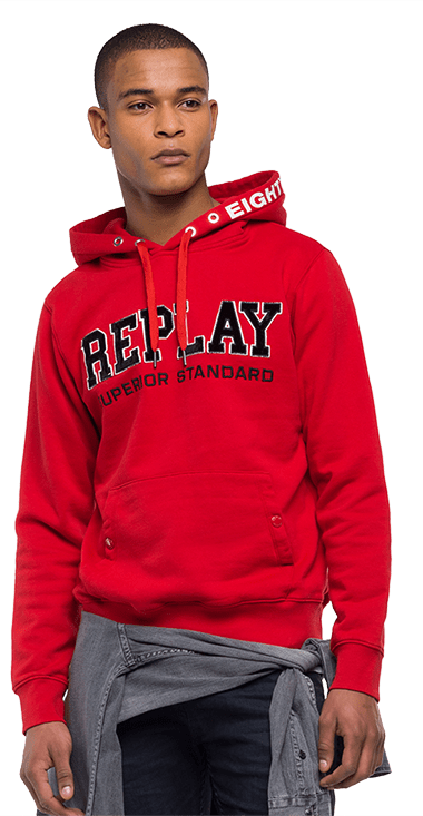 Buzo-Para-Hombre-Sweatshirt-RojoL-Replay2582
