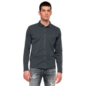 Camisa Para Hombre Garment Dyed Cotton Jersey Replay 38062