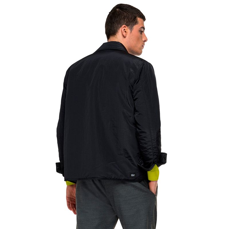 Chaqueta-Casual-Para-Hombre-Crinkle-Nylon-Ripstop-Replay
