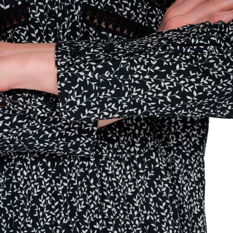 Vestido-Medio-Para-Mujer-All-Over-Printed-Viscose-Plain-Replay