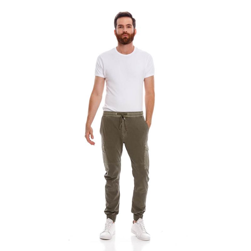 Pantalon-Cargo-Para-Hombre-Garment-Dyed-Heavy-Replay