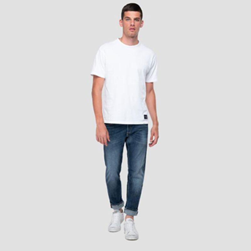 Jean-Stretch-Para-Hombre-10.5-Oz-Dark-Indigo-Super-Stretch-Denim-Replay