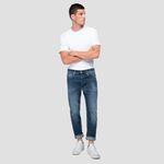 Jean-Stretch-Para-Hombre-10.5-Oz-Dark-Indigo-Super-Stretch-Denim-Replay