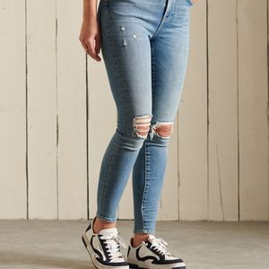 Jean Stretch Para Mujer High Rise Skinny Superdry 37983