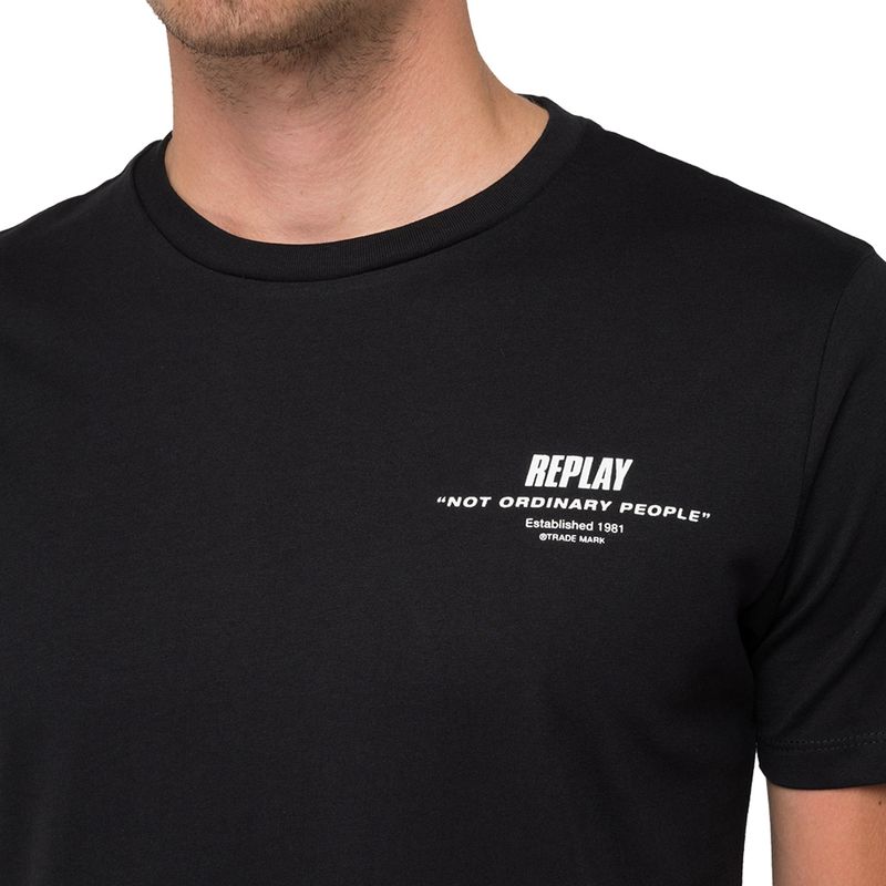 Camiseta-Para-Hombre-Compact-Cotton-Jersey-Replay